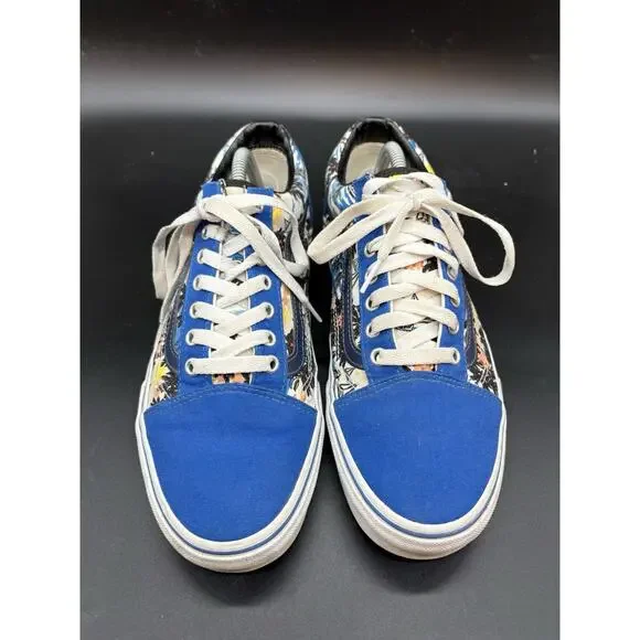 Vans Old Skool Hawaiian Tropical Floral Multicolor Canvas Sneakers Men's Size 10 - Picture 3 of 7